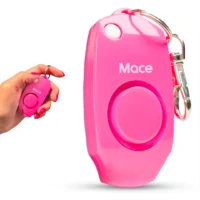 MACE PERSONAL ALARM WITH KEYCHAIN NEON PINK
