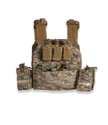 GUARD DOG BODY ARMOR SHEPPARD PLATE CARRIER MULTICAM ADJUSTABLE WITH MULTIPLE POUCHES