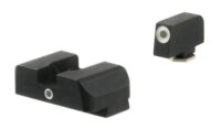 AmeriGlo GL5101 i-Dot Sight Set for Glock Green Tritium White Outline Front Sight-Green Tritium Rear Sight
