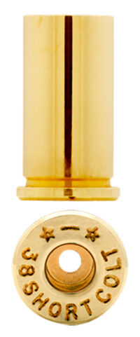 Starline Brass 38SCEUP100 Unprimed Cases 38 Short Colt Handgun Brass 100 Per Bag