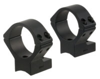 Talley 950725 Scope Mount/Ring Combo  Black Anodized 1" Tube Savage Round Receiver with AccuTrigger (110 Series/A17/A22) High Rings