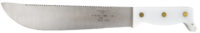Case 12019 Astronaut M-1 Commemorative 11.75" Fixed Machete Plain/Saw As-Ground High Carbon Steel Blade/Smooth White Synthetic Handle