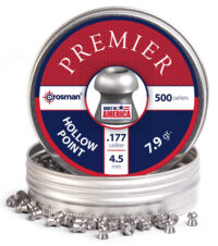 Crosman LHP77 Premier Hollow Point 177 Lead Hollow Point 500/Tin