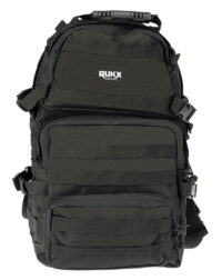 Rukx Gear ATICT3DB Tactical 3 Day Black 600D Polyester