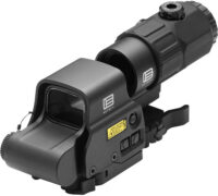 Eotech HHSV HHS V EXPS & G45 Magnifier Matte Black 1x/5x 1.20" x 0.85" 4 x 1 MOA Red Dots/68 MOA Ring