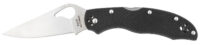 Spyderco BY01GP2 Byrd Harrier 2 3.39" Folding Clip Point Plain 8Cr13MoV SS Blade Black Textured G10 Handle Includes Pocket Clip