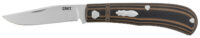 CRKT 7100 Venandi  3.14" Folding Clip Point Plain Bead Blasted 8Cr13MoV SS Blade/Black/Brown G10 Handle
