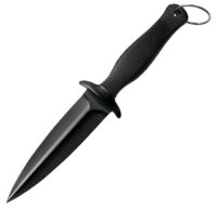 Cold Steel CS-92FBA FGX Boot Blade II 5" Fixed Plain Black Griv-Ex Blade/Black Checkered Kray-Ex Handle
