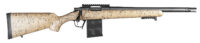 Christensen Arms 8010612000 Ridgeline Scout Full Size 308 Win 4+1, 16" Black Nitride Steel Threaded Barrel, Black Nitride Aluminum Receiver, Tan w/Black Webbing Fixed Sporter Stock