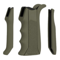 Hogue 13041 Modular Overmolded OD Green Rubber Pistol Grip with Finger Grooves Fits AR-15/M16