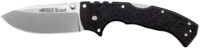 Cold Steel CS62RQZ 4-Max Scout 4" Folding Drop Point Plain Stonewashed/6" Black Griv-Ex Handle Includes Belt Clip