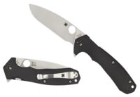 Spyderco C234CFP Amalgam  3.80" Folding Drop Point Plain Satin CPM S30V SS Blade/Black Textured Carbon Fiber/G10 Handle Includes Pocket Clip