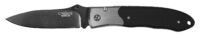 Camillus 18671 Pristine  3" Folding Drop Point Plain Black VG-10 Carbonitride Titanium Blade, Black/Silver G10/SS Handle