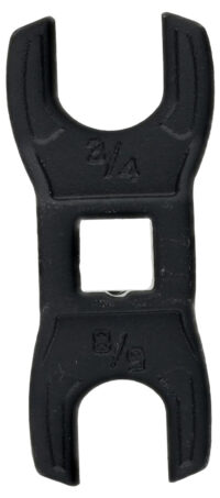 Wheeler 1199465 Muzzle Device & Buffer Tube Crowfoot Wrench Black Steel