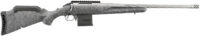 Ruger 46908 American II  Full Size 204 Ruger 10+1 20" Gun Metal Gray Cerakote Spiral Fluted Threaded Barrel & Alloy Steel Receiver w/Picatinny Rail, Gray Splatter Adj LOP Synthetic Stock