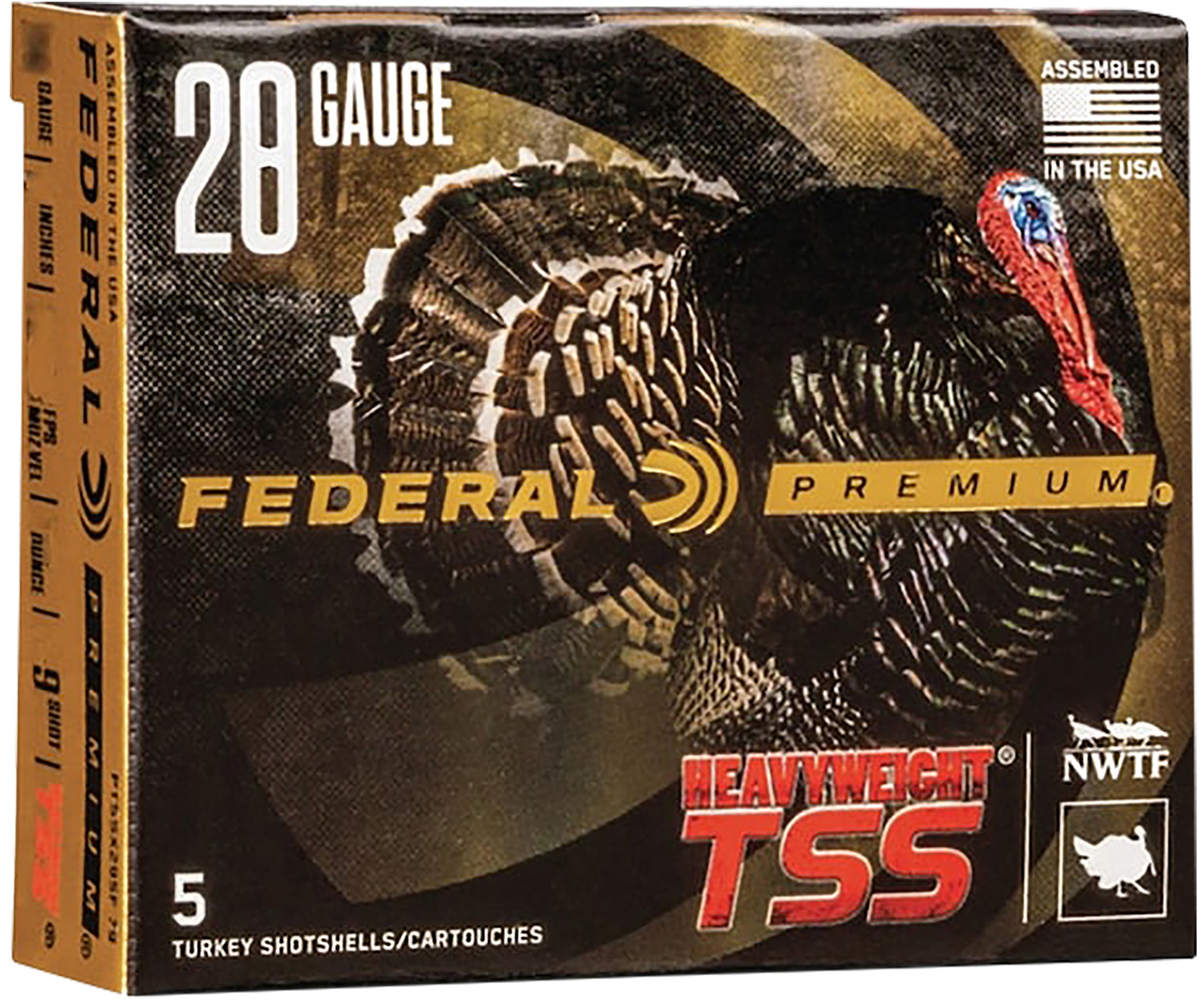 Federal PTSSX289F9 Premium TSS 28Gauge 2" 1 1/4oz 9Shot 5 Per Box/10 Case