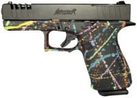 Great Lakes Firearms GL19SBLK Striker  9mm 15+1 4" Front/Rear Serrations Cerakote Splatter Black