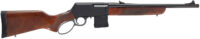 Henry H023300 Supreme  300 Blackout 10+1 16.50" Blued Threaded Barrel, Black Hardcoat Anodize Drilled & Tapped Aluminum Receiver, Fixed American Walnut Stock, Ambidextrous