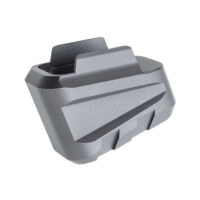 Tyrant CNC TDP320MAGEXGREY  Magazine Extension Fits Sig P320 5rd Grey Aluminum