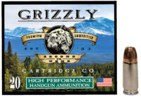 Grizzly Ammo GC9MM29mm Luger 124gr Jacketed Hollow Point 20 Per Box/10 Case
