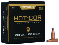 Speer 1605 Hot-Cor 277Cal 150gr Spitzer Soft Point 100 Per Box/5 Case