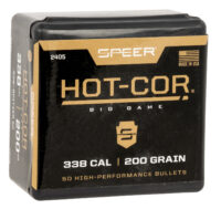 Speer 2405 Hot-Cor 338Cal 200gr Spitzer Soft Point 50 Per Box/5 Case