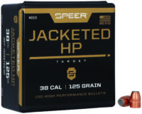 Speer 4013 Handgun  38Cal 125gr Jacketed Hollow Point 100 Per Box/5 Case