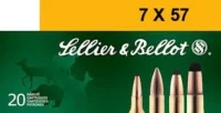SELLIER & BELLOT AMO 7X57 MAUSER 173GR SPCE 20-RD ( 20 BOXES PER CASE )