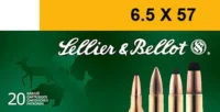 SELLIER & BELLOT AMO 6.5X57 MAUSER 131GR SP 20-RD ( 20 BOXES PER CASE )