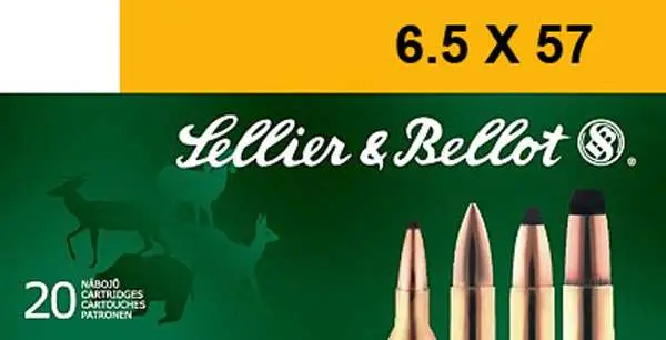 SELLIER & BELLOT AMO 6.5X57 MAUSER 131GR SP 20-RD ( 20 BOXES PER CASE )