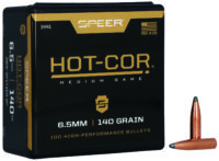 Speer 1441 Hot-Cor 264Cal 140gr Spitzer Soft Point 100 Per Box/5 Case