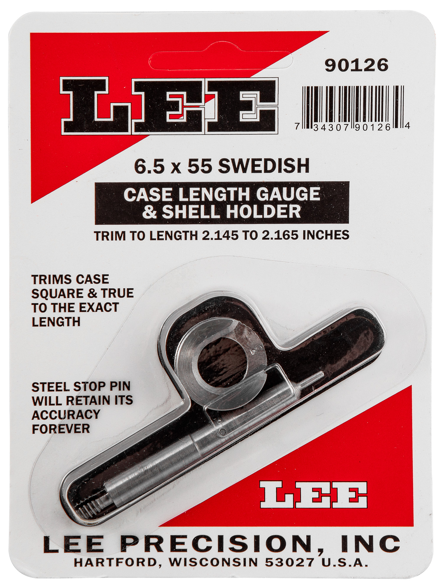 Lee Precision 90126 Case Length Gauge 6.5x55 Swedish
