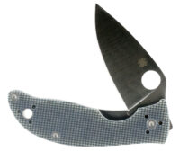 Spyderco C220GPGY Polestar 3.30" Folding Drop Point Plain CTS BD1 SS Blade Gray G10 Handle Includes Pocket Clip