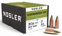 Nosler 59380 E-Tip  30Cal 110gr Spitzer 50/Box
