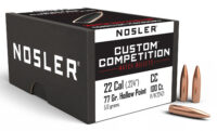 Nosler 22421 Custom Competition 22Cal 77gr Hollow Point Boat Tail 100/Box
