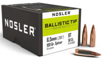 Nosler 26100 Ballistic Tip  6.5Creedmoor 100gr Spitzer 50/Box