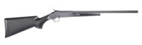 Stevens 19202 301  Compact 410 Gauge Break Open 3" 1rd 22" Matte Black Single Shot Barrel, Matte Black Carbon Steel Receiver, Fixed Matte Black Synthetic Stock, Ambidextrous