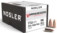Nosler 17205 Varmageddon 17Cal 20gr Flat Base Hollow Point 100/Box