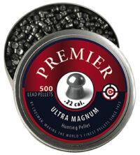 Crosman LDP22 Premier Ultra Magnum 22 Lead Domed Pellet 500/Tin