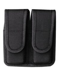 Bianchi Model 7302H AccuMold Double Magazine Pouch for Glock 20 21 Hidden Snap Black