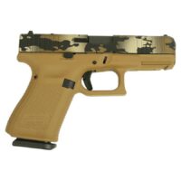 Glock V-Series Model 19 Optic Ready & Ported Handgun 9mm Luger 15rd Magazines (3) 4" Ported Barrel FDE Multi-Cam Cerakote Austria