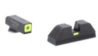 Green Tritium LimeGreenLumi Outline Square (non trit) REAR for Glock Gen 5