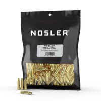 Nosler Unprimed Unprepped Brass Rifle Cartridge Cases .223 Rem (BULK) 250/ct
