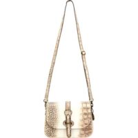 Smith & Wesson Croc Crossbody Concealed Carry Purse Beige