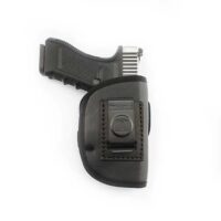 Tagua Leather Ecoleather Weightless 4 in 1 Open Top Holster for Most 9mm Luger/.40/.45 Black RH