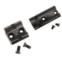 Weaver Standard Top Mount Aluminum Scope Base - Gloss Black - #20A - FRONT