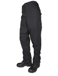 Tru-Spec BDU Basic Pants - 6.5oz. 65/35 Polyester Cotton Rip-Stop Zip Fly Closure Black Small