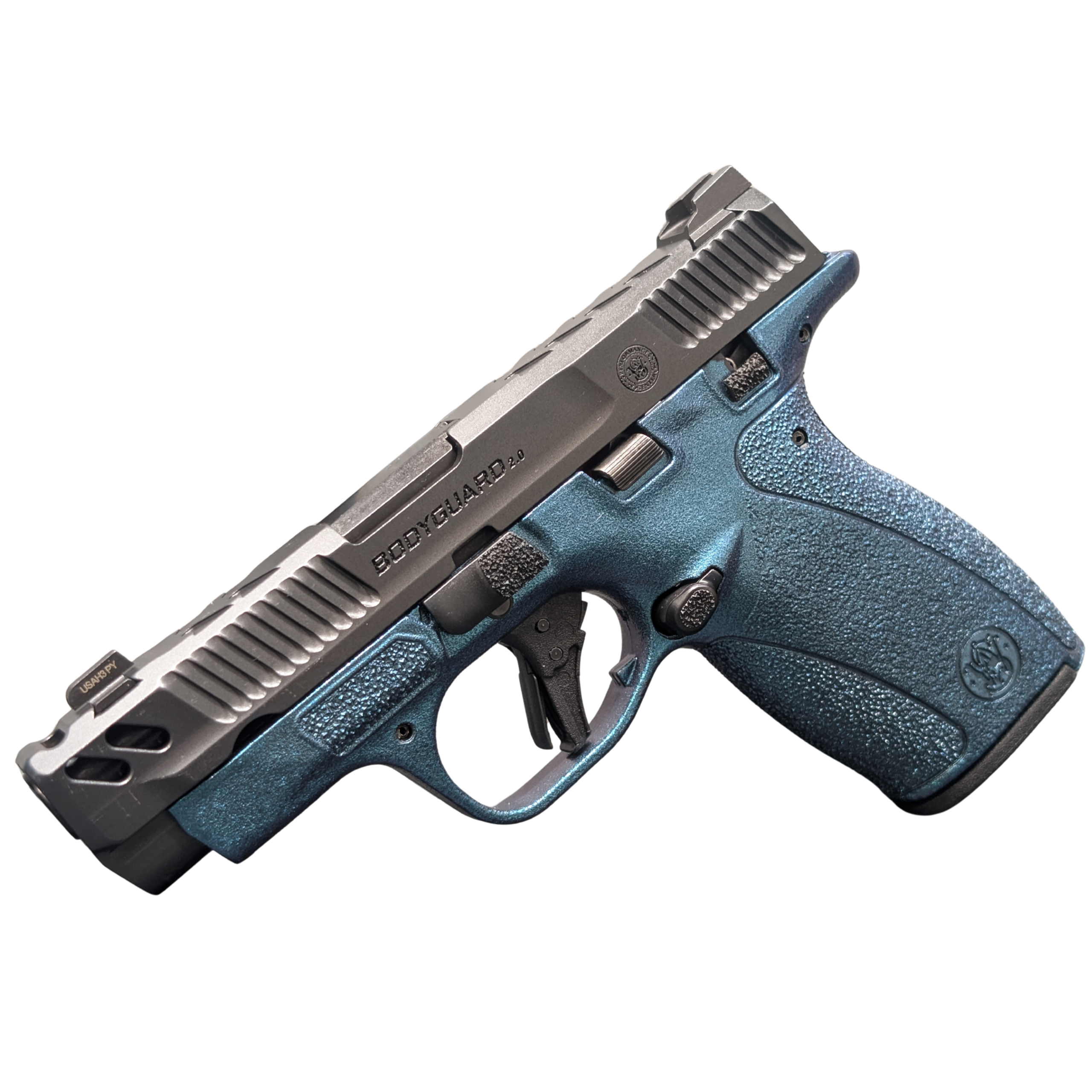 SMITH & WESSON PC BODYGUARD 2.0 CARRY COMP TYPHOON FRM 380ACP PISTOL 3.1" M.S 1-10RD, 1-12RD MAG