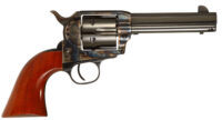 Taylors & Company 556101 1873 Cattleman Drifter 45 Colt (LC) Caliber with 4.75" Blued Finish Barrel, 6rd Capacity Blued Finish Cylinder, Color Case Hardened Finish Steel Frame & Walnut Grip