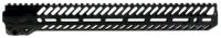 Seekins Precision 0010530053 NOXS M-LOK Rail System AR-15 Black Hardcoat Anodized 6005A-T6 Aluminum 15" Picatinny